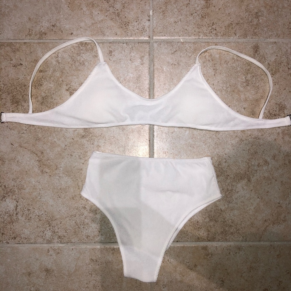 White bikini set in size small